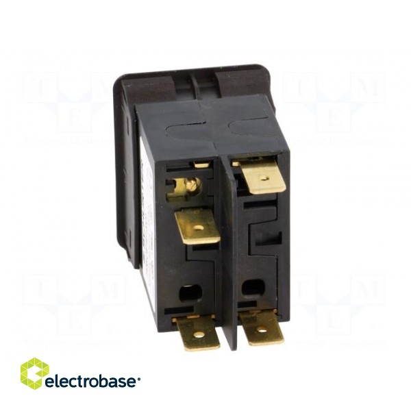 Circuit breaker | Urated: 240VAC | 60VDC | 10A | DPST | Poles: 2 | 34x26mm image 5