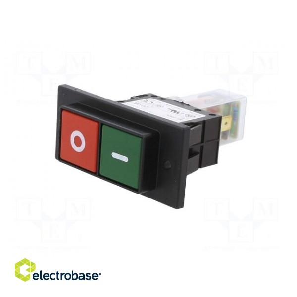 Circuit breaker | Urated: 240VAC | 60VDC | 20A | DPST | Poles: 2 | SNAP-IN image 2