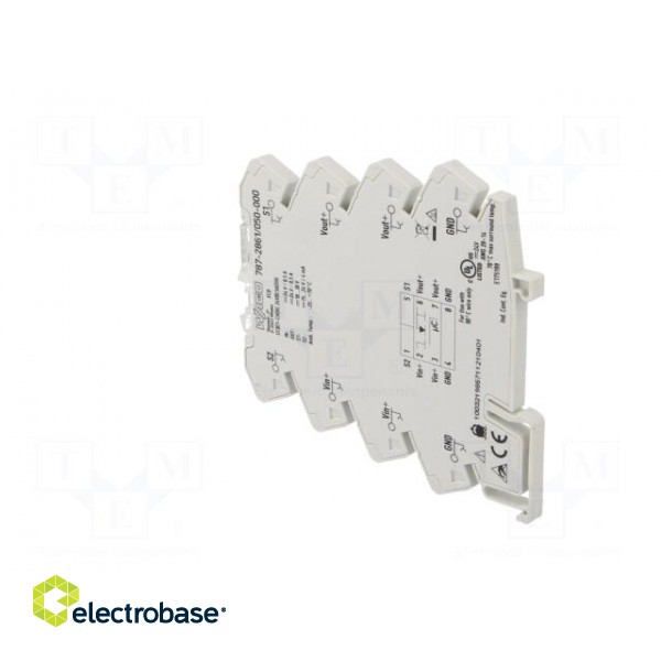 Circuit breaker | Urated: 24VDC | 0.5A | Poles: 1 | IP20 | 6x97.8x94mm image 4