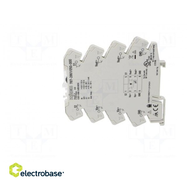 Circuit breaker | Urated: 24VDC | 0.5A | Poles: 1 | IP20 | 6x97.8x94mm image 3