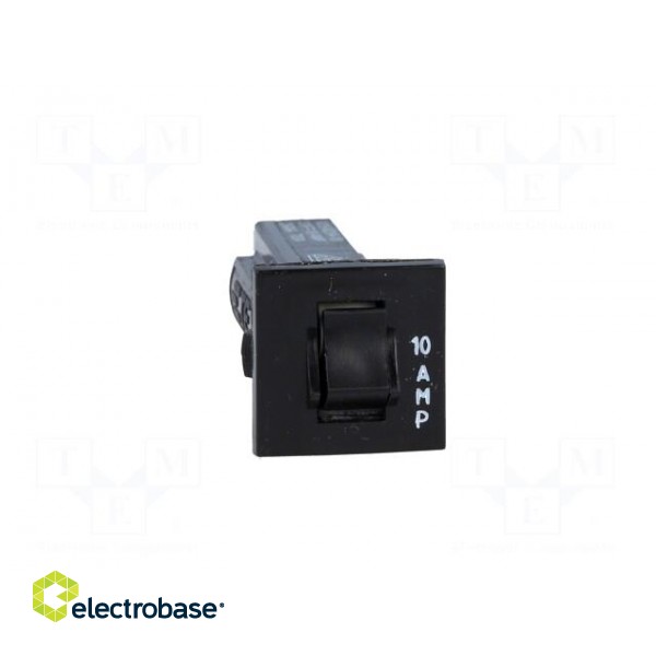 Circuit breaker | Urated: 250VAC | 32VDC | 10A | SPST-NC | Poles: 1 image 9