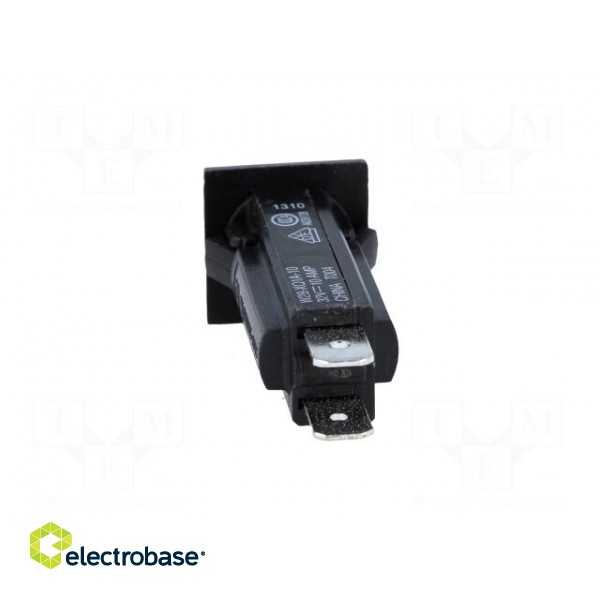 Circuit breaker | Urated: 250VAC | 32VDC | 10A | SPST-NC | Poles: 1 image 5