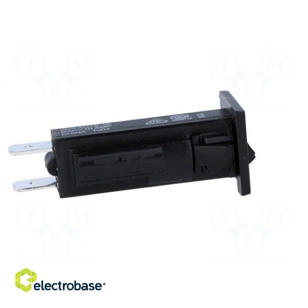 Circuit breaker | Urated: 250VAC | 32VDC | 10A | SPST-NC | Poles: 1 image 7