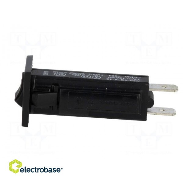 Circuit breaker | Urated: 250VAC | 32VDC | 13A | SPST-NC | Poles: 1 | MCB image 3