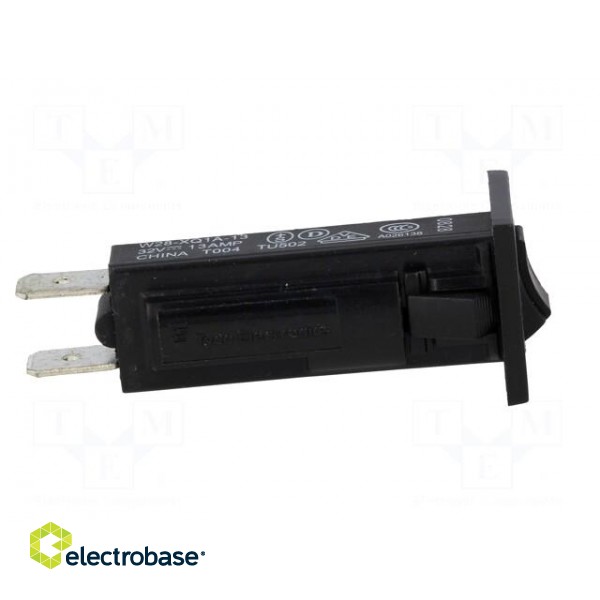 Circuit breaker | Urated: 250VAC | 32VDC | 13A | SPST-NC | Poles: 1 | MCB image 7