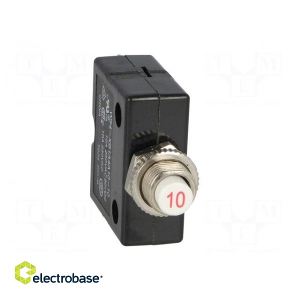 Circuit breaker | Urated: 250VAC | 50VDC | 10A | SPST-NC | Poles: 1 image 9