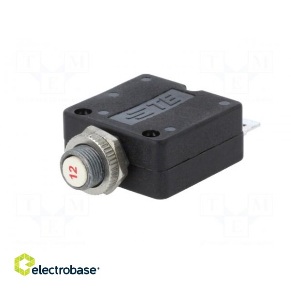 Circuit breaker | Urated: 250VAC | 50VDC | 12A | SPST-NC | Poles: 1 image 2