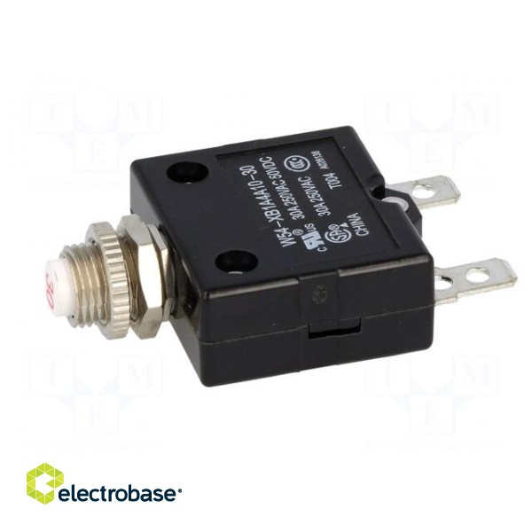 Circuit breaker | Urated: 250VAC | 50VDC | 30A | SPST-NC | Poles: 1 image 3