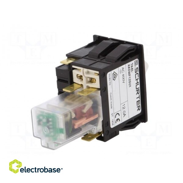 Circuit breaker | Urated: 400VAC | 60VDC | 12A | DPST | Poles: 2 | MCB image 6