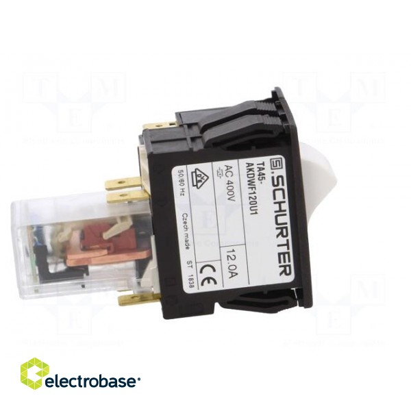 Circuit breaker | Urated: 400VAC | 60VDC | 12A | DPST | Poles: 2 | MCB image 7