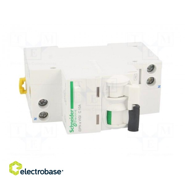 RCBO breaker | Inom: 10A | Ires: 0.03A | Poles: 1+N | 400VAC | Charact: C image 9