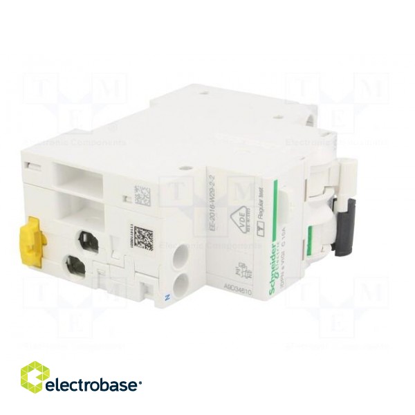 RCBO breaker | Inom: 10A | Ires: 0.03A | Poles: 1+N | 400VAC | Charact: C image 8