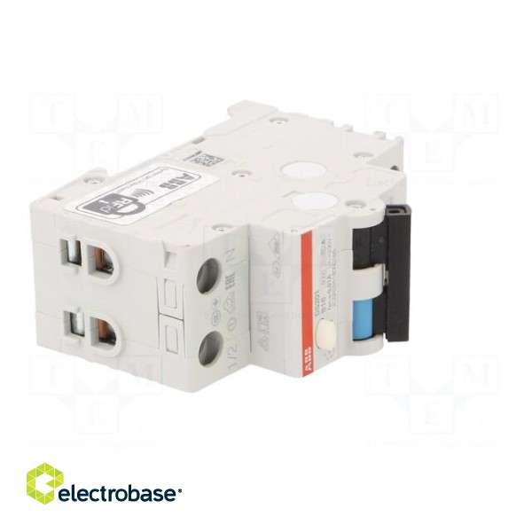 RCBO breaker | Inom: 16A | Ires: 10mA | Poles: 1+N | 230VAC | IP20 | DS200 image 8