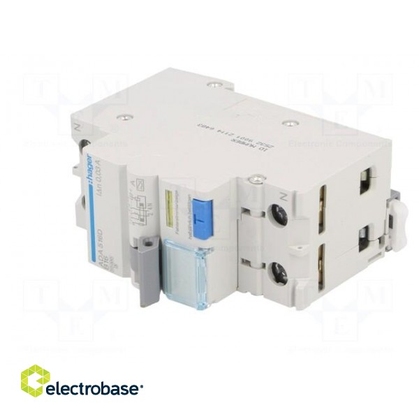 RCBO breaker | Inom: 16A | Ires: 30mA | Max surge current: 250A | IP20 фото 2