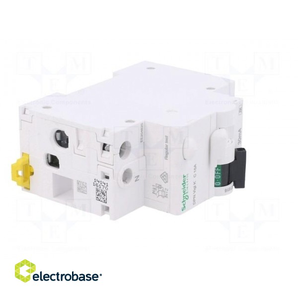 RCBO breaker | Inom: 16A | Ires: 30mA | Max surge current: 250A | IP20 image 8