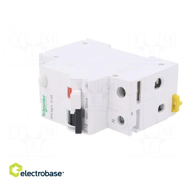 RCBO breaker | Inom: 16A | Ires: 30mA | Max surge current: 250A | IP20 image 2