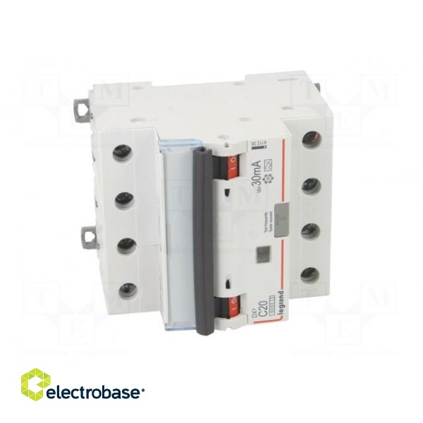 RCBO breaker | Inom: 20A | Ires: 30mA | Max surge current: 250A | IP20 фото 9