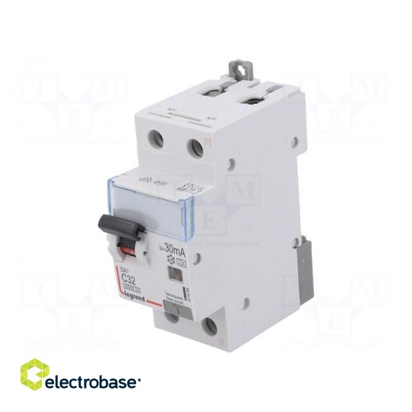 RCBO breaker | Inom: 32A | Ires: 30mA | Max surge current: 250A | IP20 paveikslėlis 1