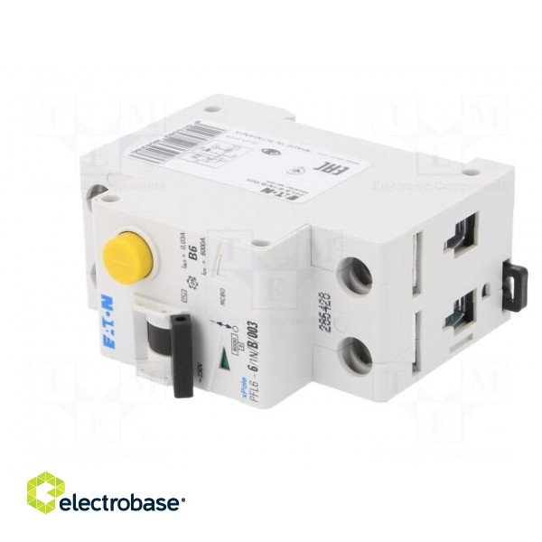 RCBO breaker | Inom: 6A | Ires: 30mA | Max surge current: 250A | 230V image 2
