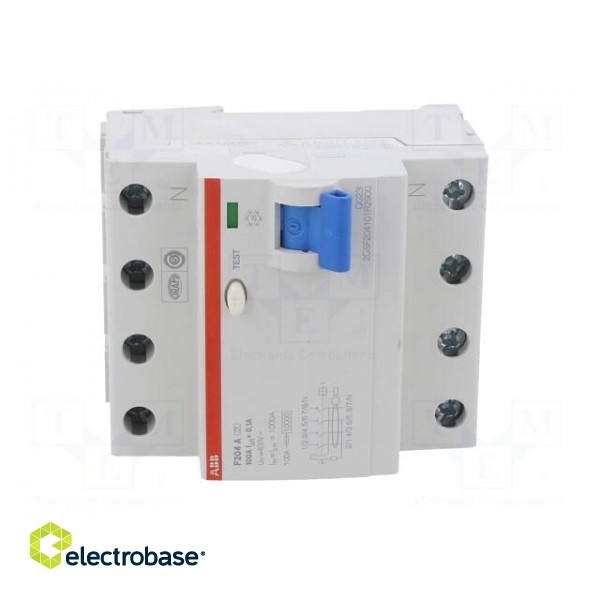 RCD breaker | Inom: 100A | Ires: 100mA | Max surge current: 5000A image 8