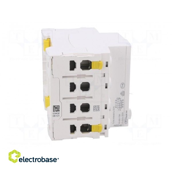 RCD breaker | Inom: 100A | Ires: 30mA | Poles: 4 | 400VAC | IP20 | 1÷25mm2 фото 7