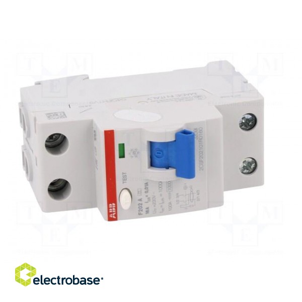 RCD breaker | Inom: 16A | Ires: 10mA | Max surge current: 5000A | IP20 image 9