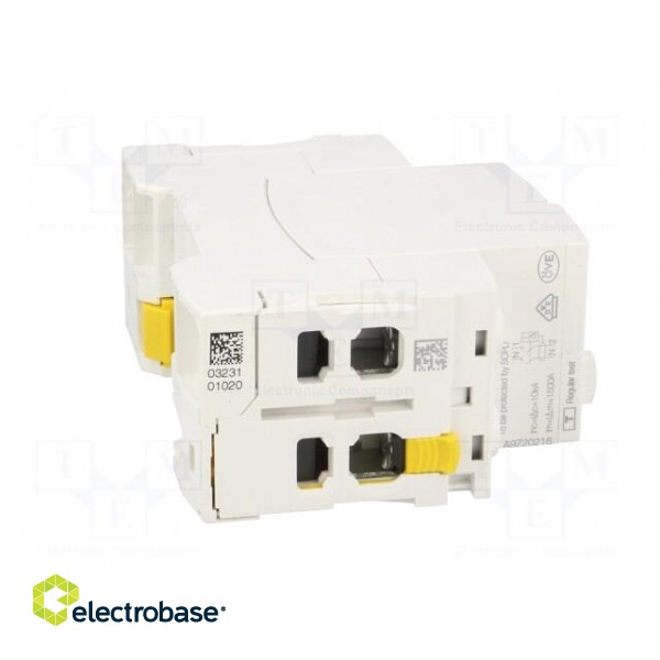 RCD breaker | Inom: 16A | Ires: 10mA | Poles: 2 | 400V | Mounting: DIN image 7