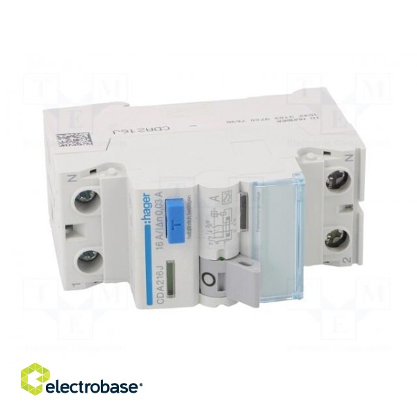 RCD breaker | Inom: 16A | Ires: 30mA | Max surge current: 250A | 240VAC image 9