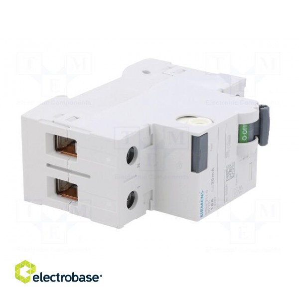 RCD breaker | Inom: 16A | Ires: 30mA | Poles: 1+N | 230/400VAC | IP20 image 8