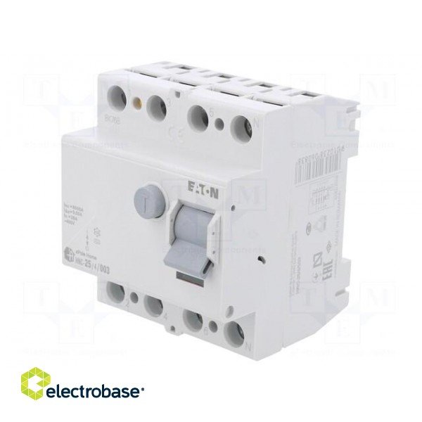 RCD breaker | Inom: 25A | Ires: 30mA | Max surge current: 250A | IP40 image 1