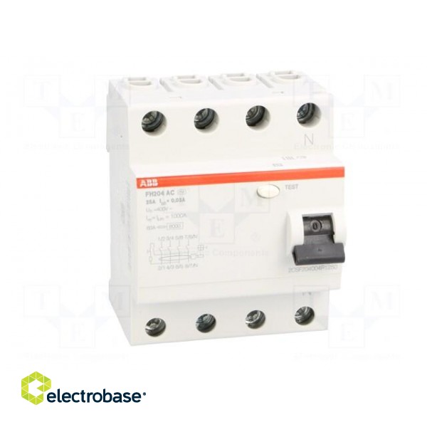 RCD breaker | Inom: 25A | Ires: 30mA | Max surge current: 250A | IP20 image 9