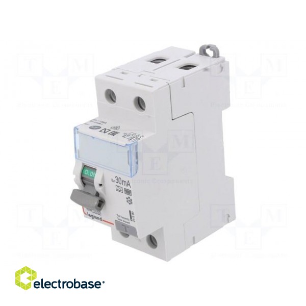 RCD breaker | Inom: 25A | Ires: 30mA | Max surge current: 3000A | IP20 image 1