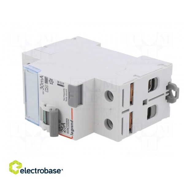 RCD breaker | Inom: 25A | Ires: 30mA | Max surge current: 3000A | IP20 image 2