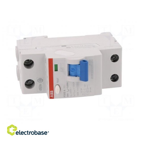 RCD breaker | Inom: 25A | Ires: 30mA | Max surge current: 5000A | IP20 image 9