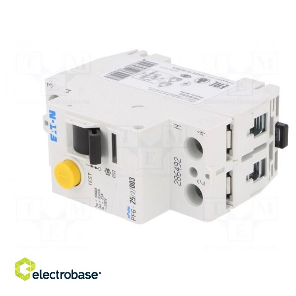 RCD breaker | Inom: 25A | Ires: 30mA | Max surge current: 500A | IP20 image 2