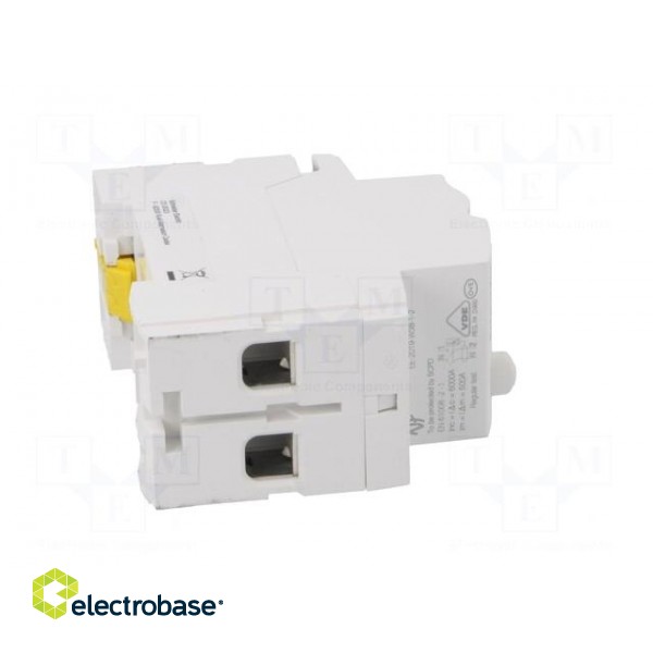 RCD breaker | Inom: 25A | Ires: 30mA | Poles: 2 | 400V | Mounting: DIN image 7