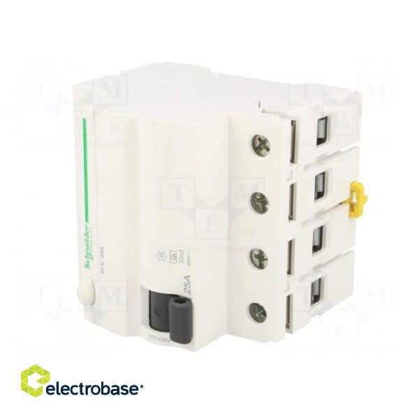 RCD breaker | Inom: 25A | Ires: 30mA | Poles: 4 | 400V | Mounting: DIN image 2