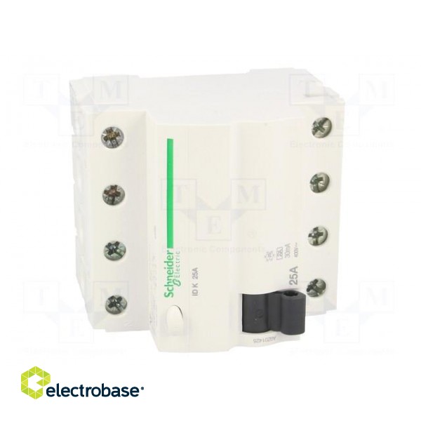 RCD breaker | Inom: 25A | Ires: 30mA | Poles: 4 | 400V | Mounting: DIN image 9