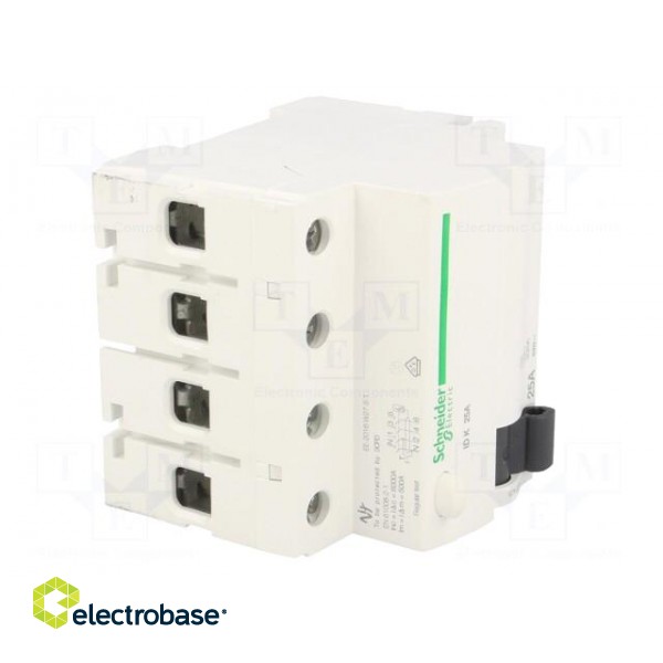 RCD breaker | Inom: 25A | Ires: 30mA | Poles: 4 | 400VAC | IP20 | 1÷25mm2 image 8