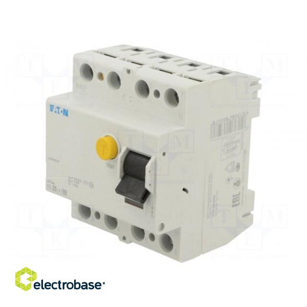 RCD breaker | Inom: 25A | Ires: 500mA | Max surge current: 500A | IP20 image 1