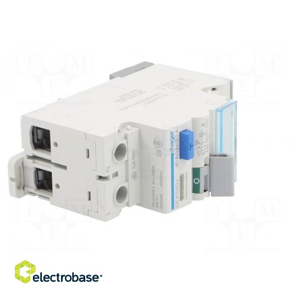 RCD breaker | Inom: 40A | Ires: 100mA | Max surge current: 250A | IP20 image 8