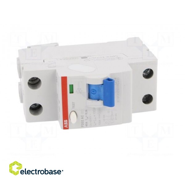 RCD breaker | Inom: 40A | Ires: 100mA | Max surge current: 5000A | IP20 image 9