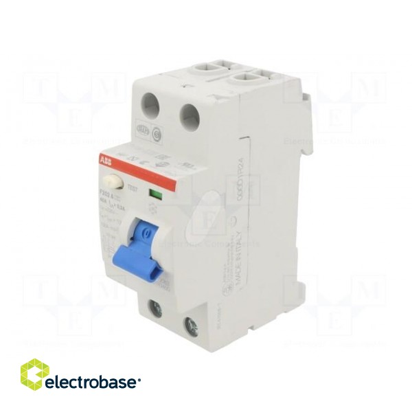 RCD breaker | Inom: 40A | Ires: 300mA | Max surge current: 5000A | IP20 image 1