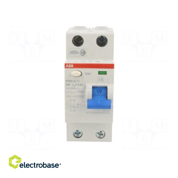 RCD breaker | Inom: 40A | Ires: 300mA | Max surge current: 5000A | IP20 image 9