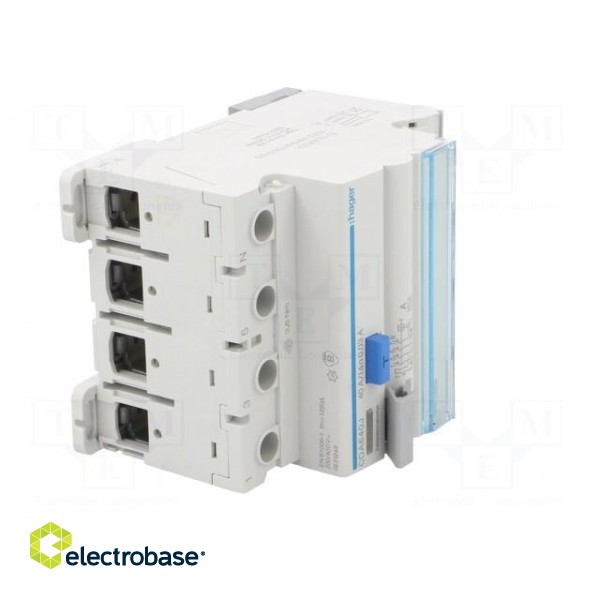 RCD breaker | Inom: 40A | Ires: 30mA | Max surge current: 250A | IP20 фото 8