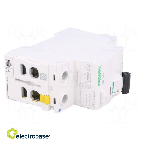 RCD breaker | Inom: 40A | Ires: 30mA | Poles: 2 | 400V | Mounting: DIN image 8