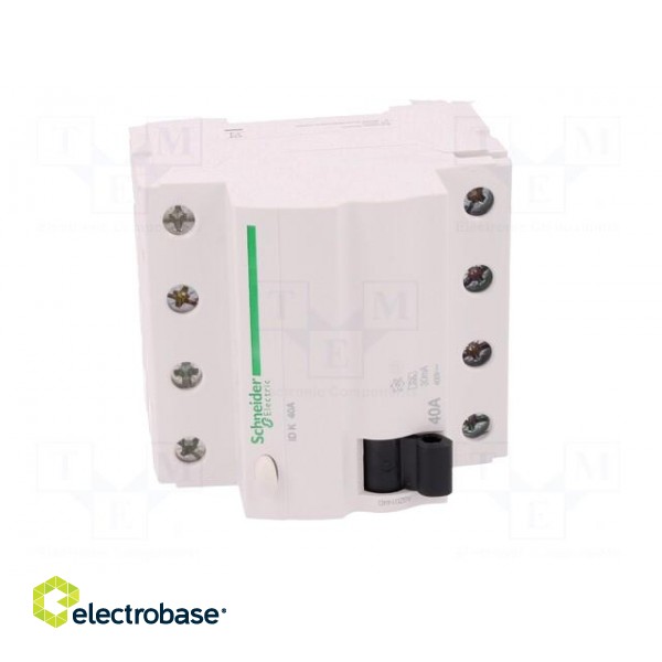 RCD breaker | Inom: 40A | Ires: 30mA | Poles: 4 | 400V | Mounting: DIN image 9