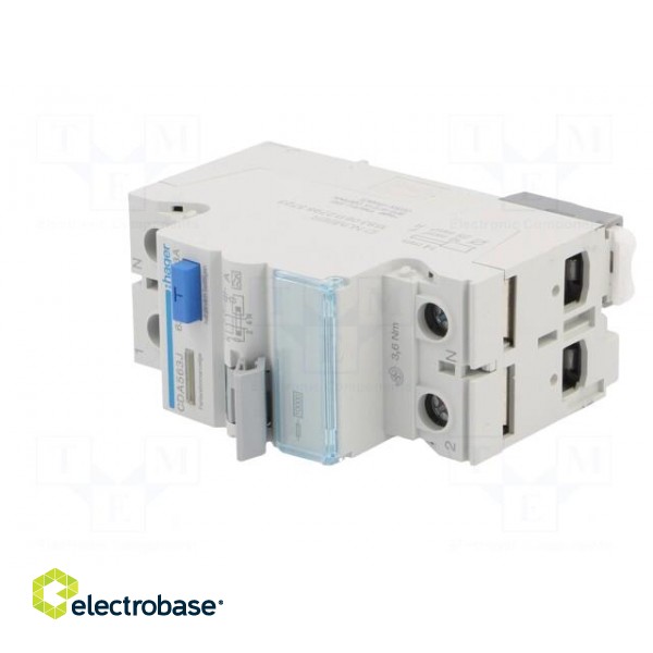 RCD breaker | Inom: 63A | Ires: 30mA | Max surge current: 250A | 240VAC image 2