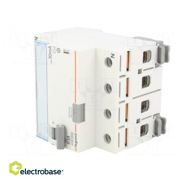 RCD breaker | Inom: 63A | Ires: 30mA | Max surge current: 250A | 400V image 2