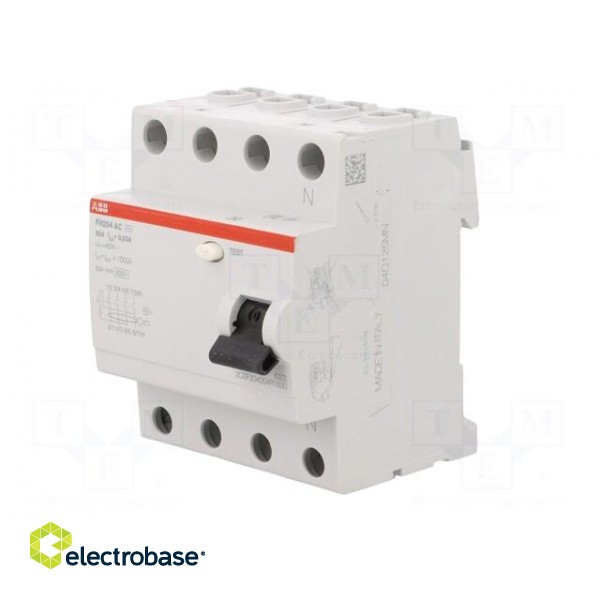RCD breaker | Inom: 63A | Ires: 30mA | Max surge current: 250A | IP20 image 2